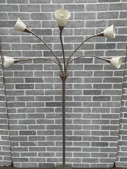Mid Century Modern 5 Flex Arm Floor Lamp - 9