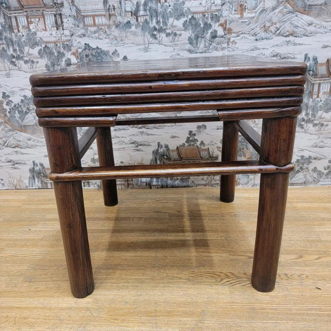 Antique Shanxi Province Pierced Apron Elm Side Table - Pair - 3