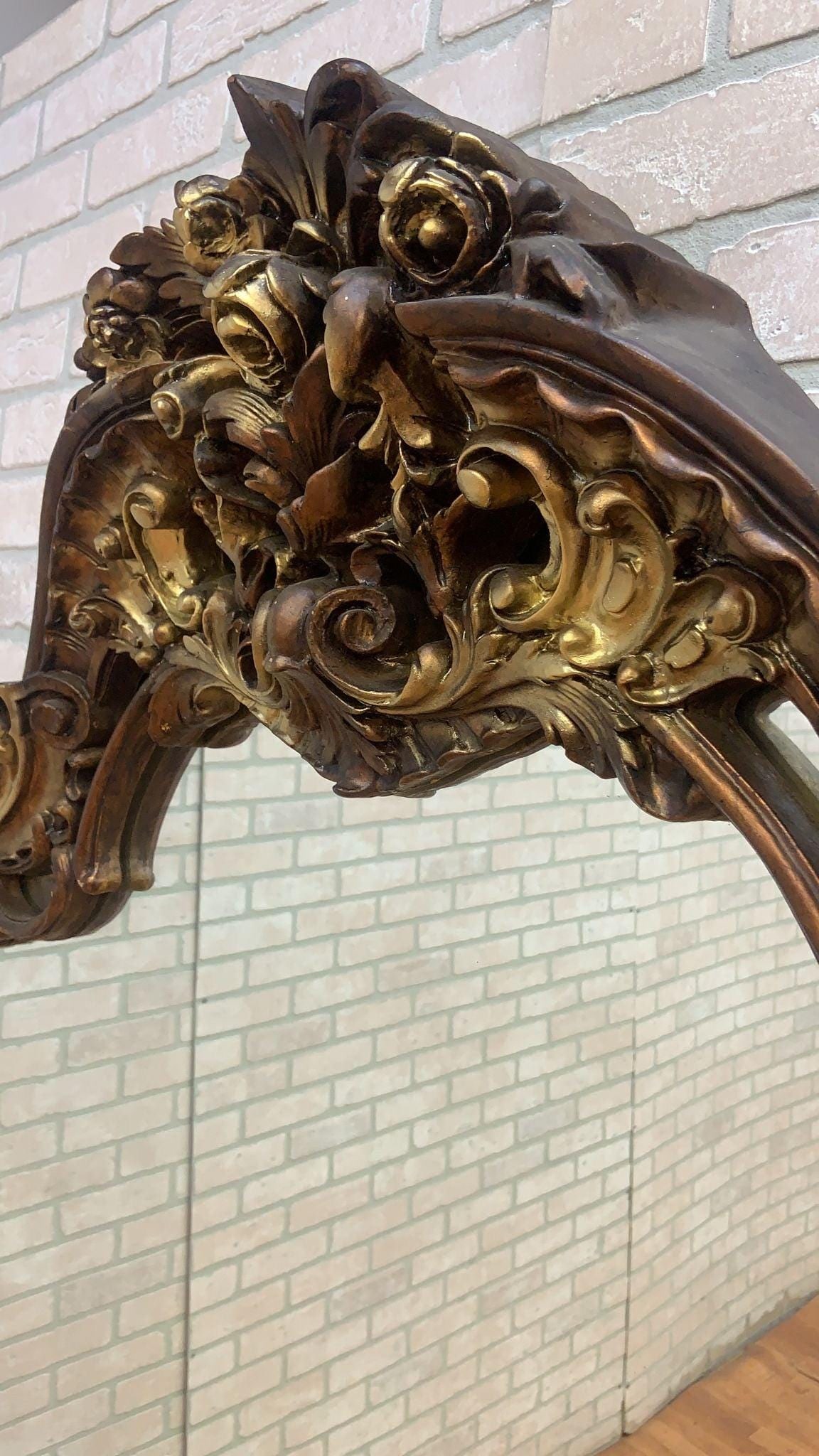 Vintage Rococo Revival Style Wall Mirror - 10