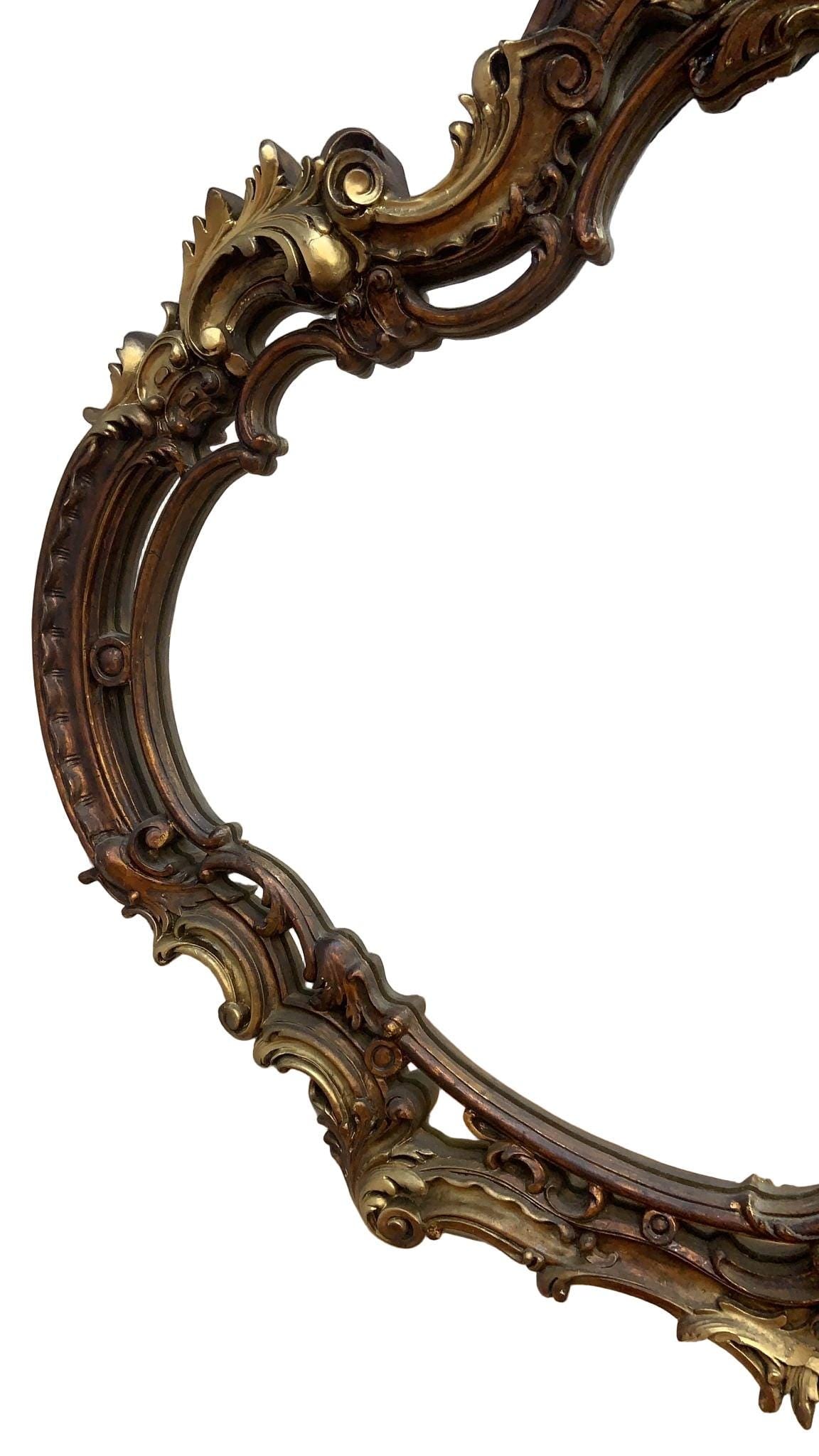 Vintage Rococo Revival Style Wall Mirror - 2
