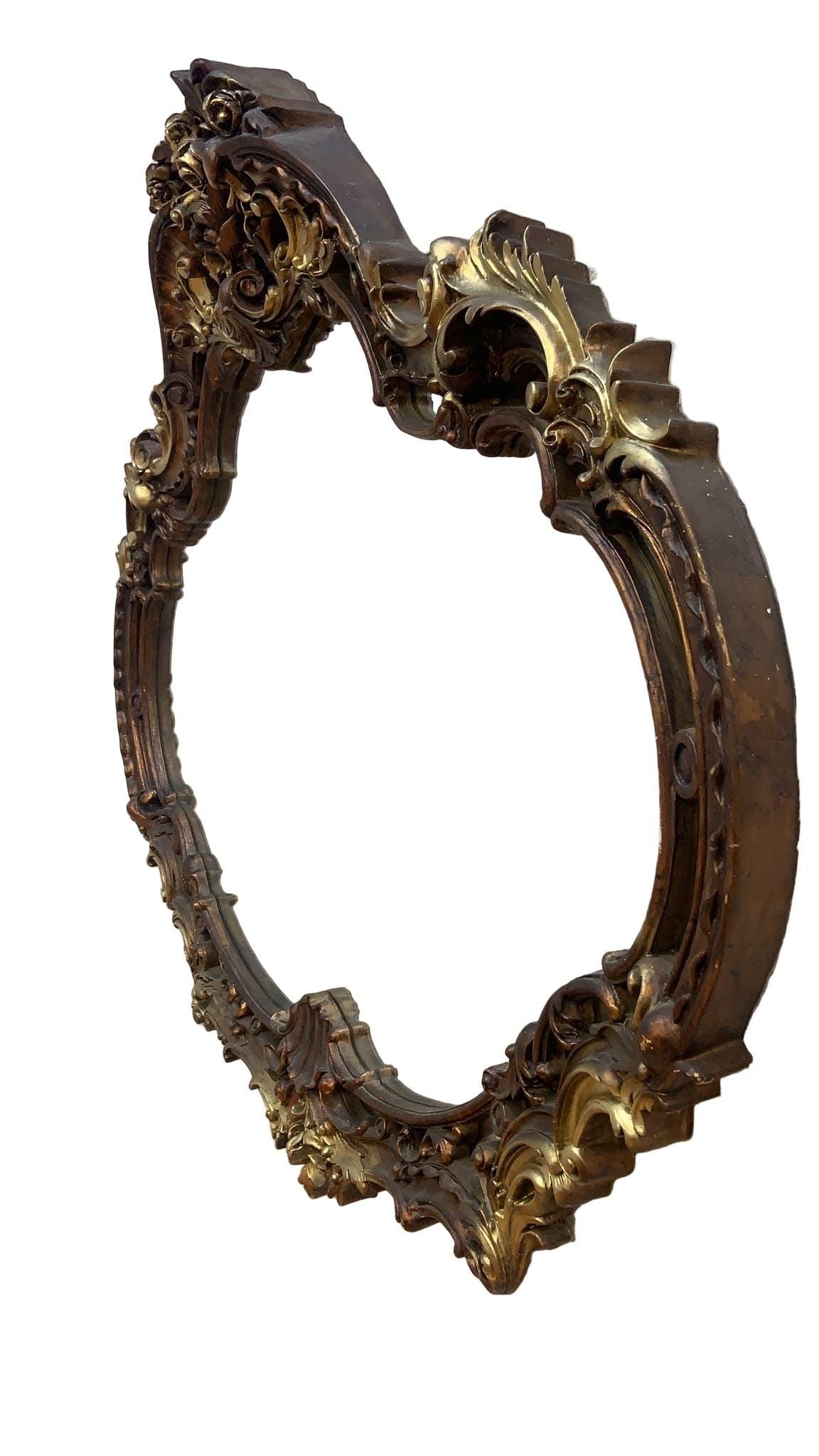 Vintage Rococo Revival Style Wall Mirror - 4