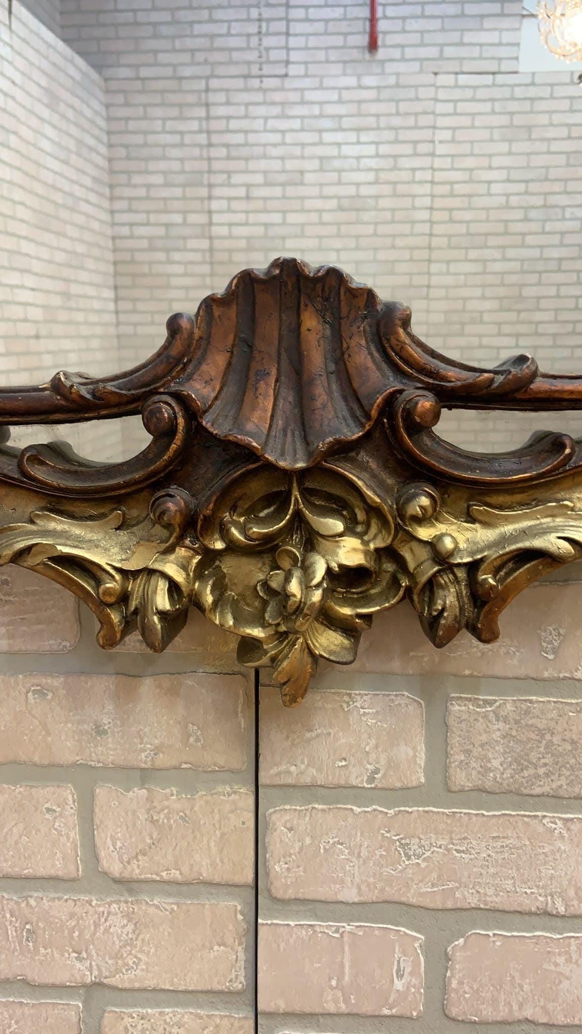 Vintage Rococo Revival Style Wall Mirror - 9