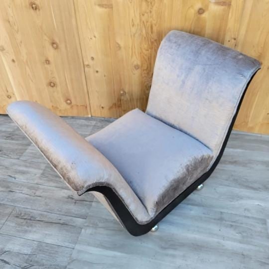 Art Deco Guglielmo Ulrich Style Scuptural Scroll Arm Seat Benches - Pair - 8