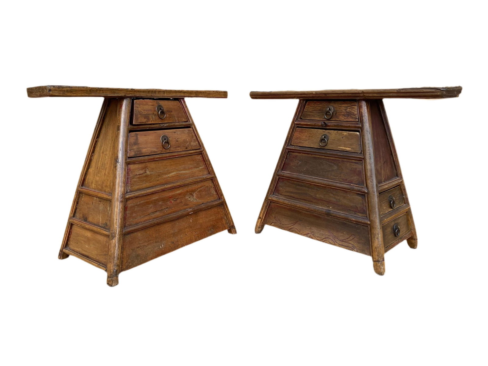 Antique Qing Style Chinese Barber Stool - Pair (1 of 10)