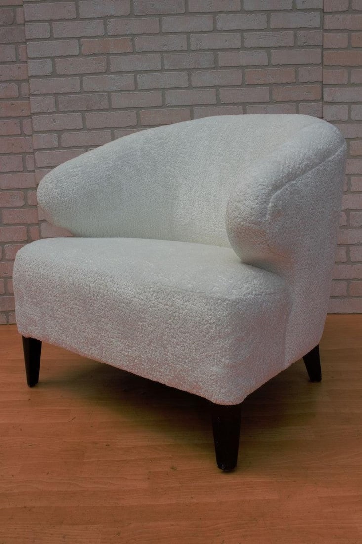 Vintage Scandinavian Modern Flemming Lassen Attributed Lounge Chair Newly Reupholstered - 5