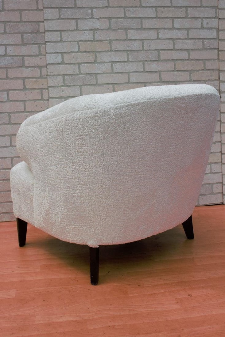 Vintage Scandinavian Modern Flemming Lassen Attributed Lounge Chair Newly Reupholstered - 8