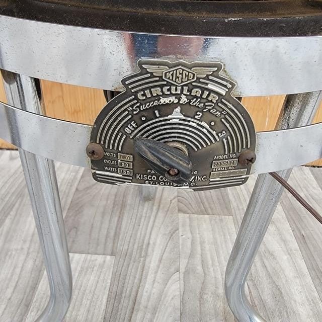 Art Deco Industrial Fan Table by Kisco Company - 2
