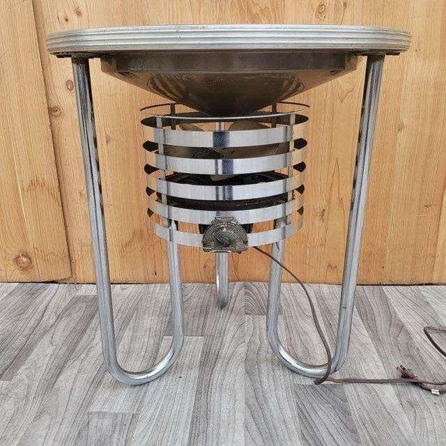 Art Deco Industrial Fan Table by Kisco Company - 3