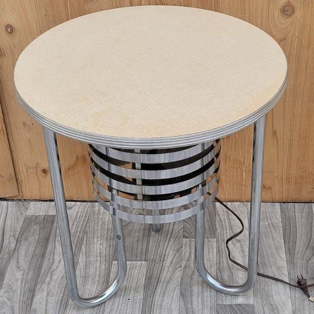 Art Deco Industrial Fan Table by Kisco Company - 5