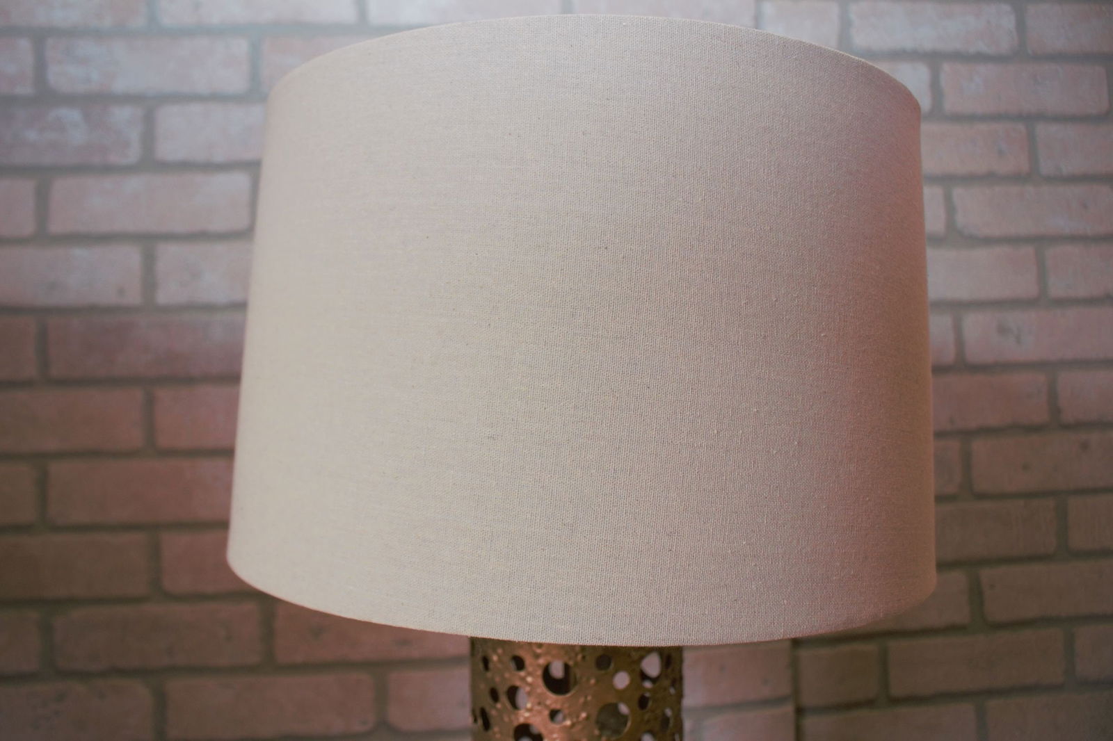 Modern Brutalist Shasta Brass Table Lamps - Pair - 5