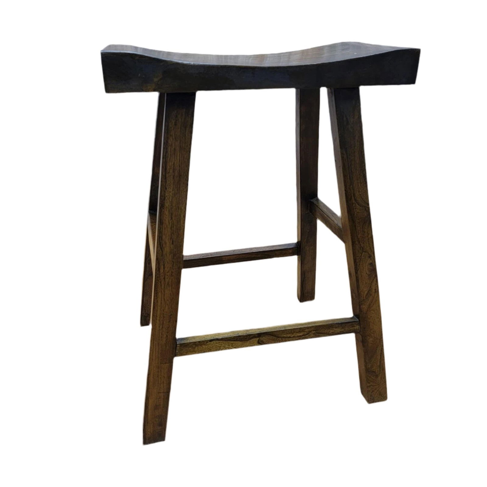 Antique Shanxi Province Elm Stool (1 of 7)