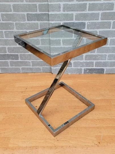 Mid Century Modern Pace Collection Z Side End/Side Table (1 of 6)