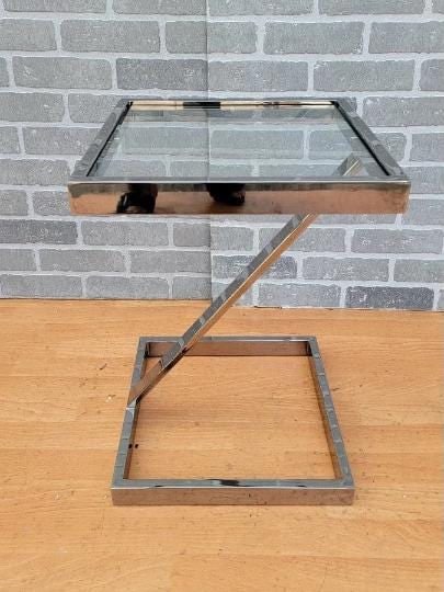 Mid Century Modern Pace Collection Z Side End/Side Table - 4