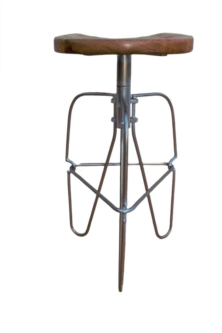 Mid Century Modern Herman Miller Style Stool - 3