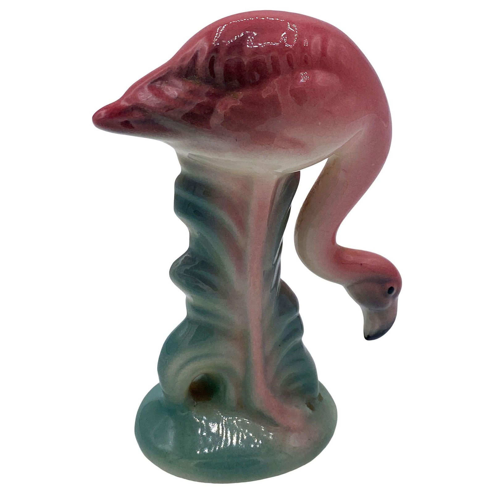 Mid-century Matching Mini Pink Flamingo Ceramic Tabletop Figures By Brad Keeler - 10