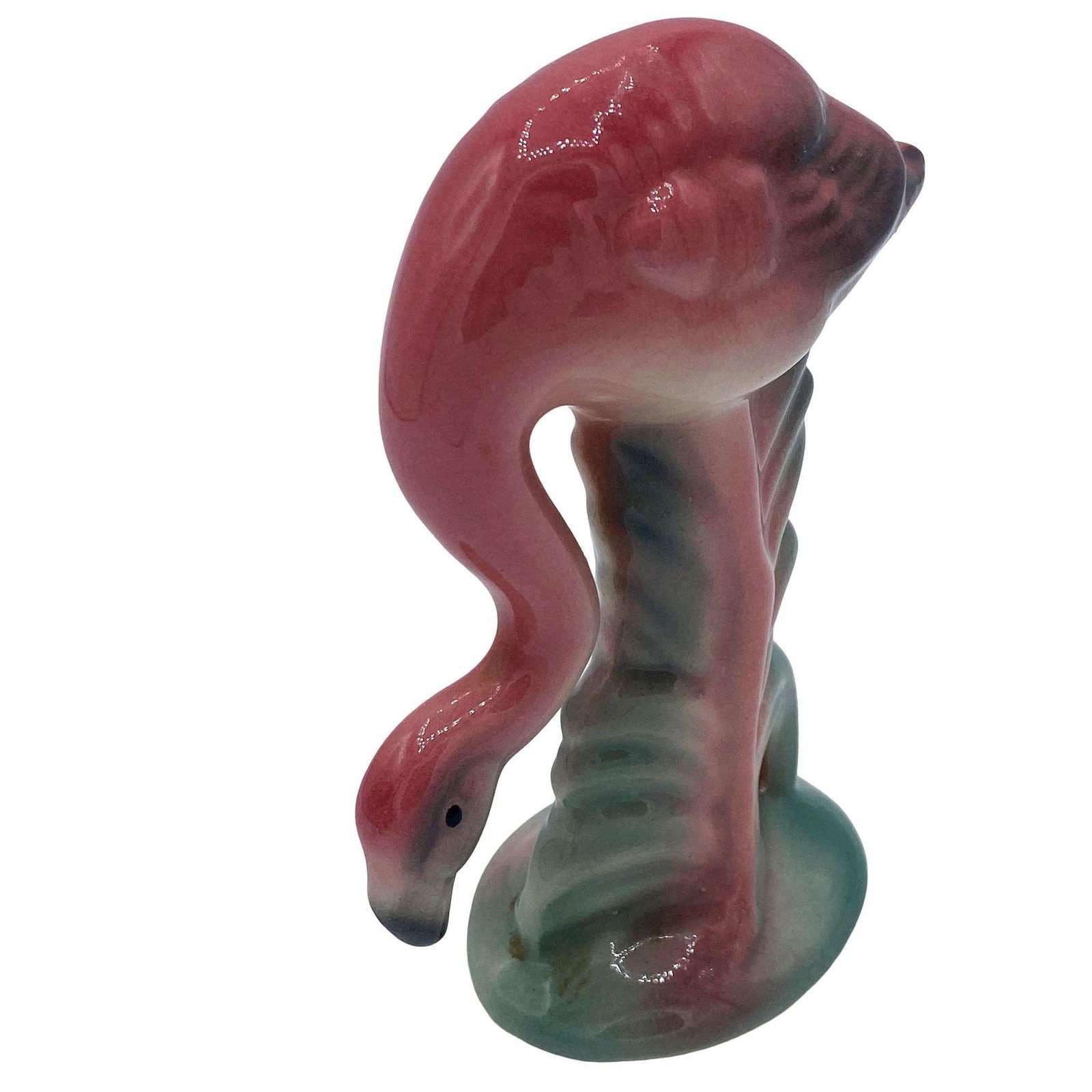 Mid-century Matching Mini Pink Flamingo Ceramic Tabletop Figures By Brad Keeler - 12