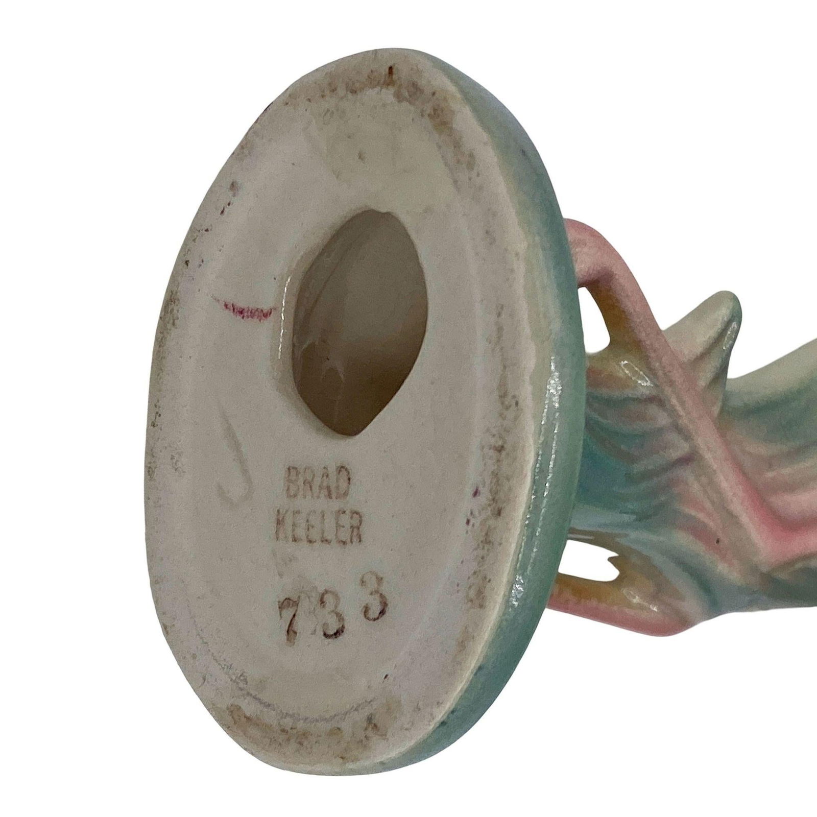 Mid-century Matching Mini Pink Flamingo Ceramic Tabletop Figures By Brad Keeler - 19