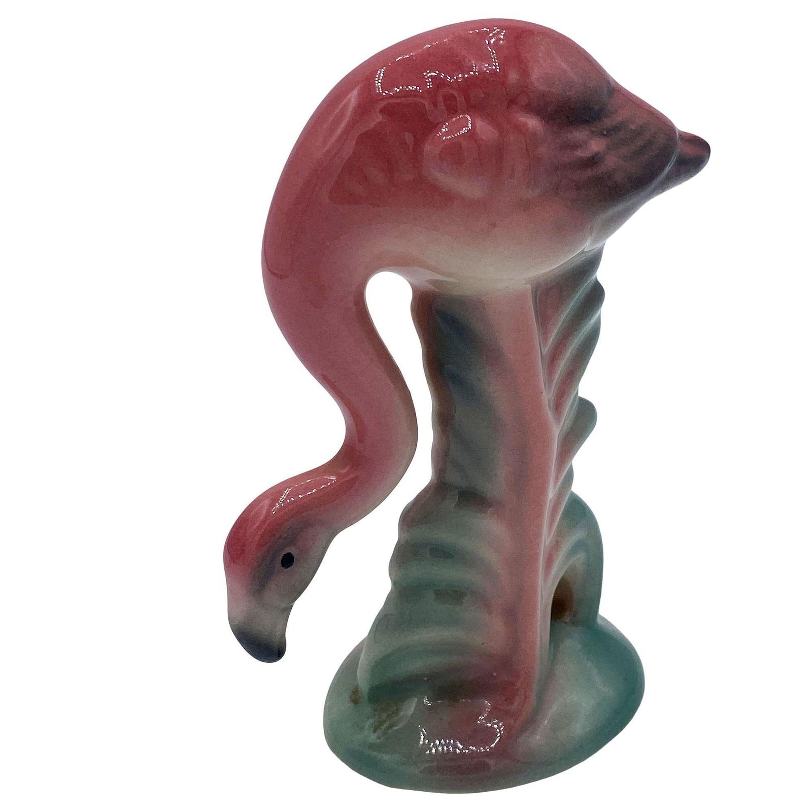 Mid-century Matching Mini Pink Flamingo Ceramic Tabletop Figures By Brad Keeler - 8