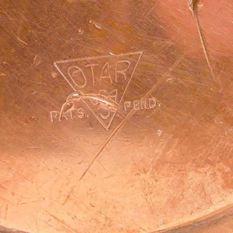 Rare Art Deco Stacked Brass & Copper Machine Age Humidor Box by John Ota, Pair - 13