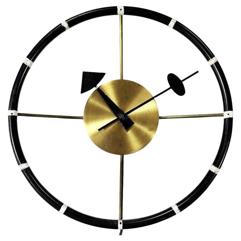 MCM George Nelson Studio Model 4756 "Steering Wheel" Wall Clock by Howard Miller - 7