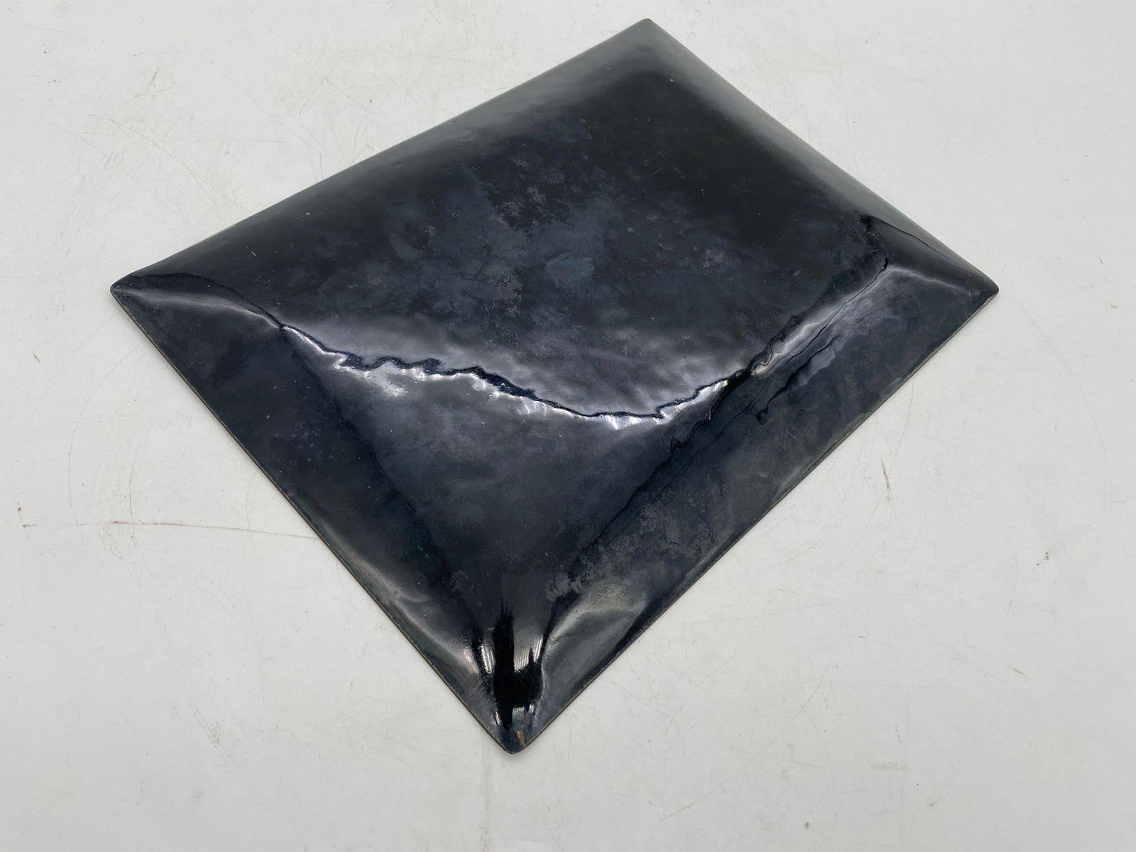 Bonne Couleur Electroforming Cloisonné Hibiscus Decorative Plate - 12