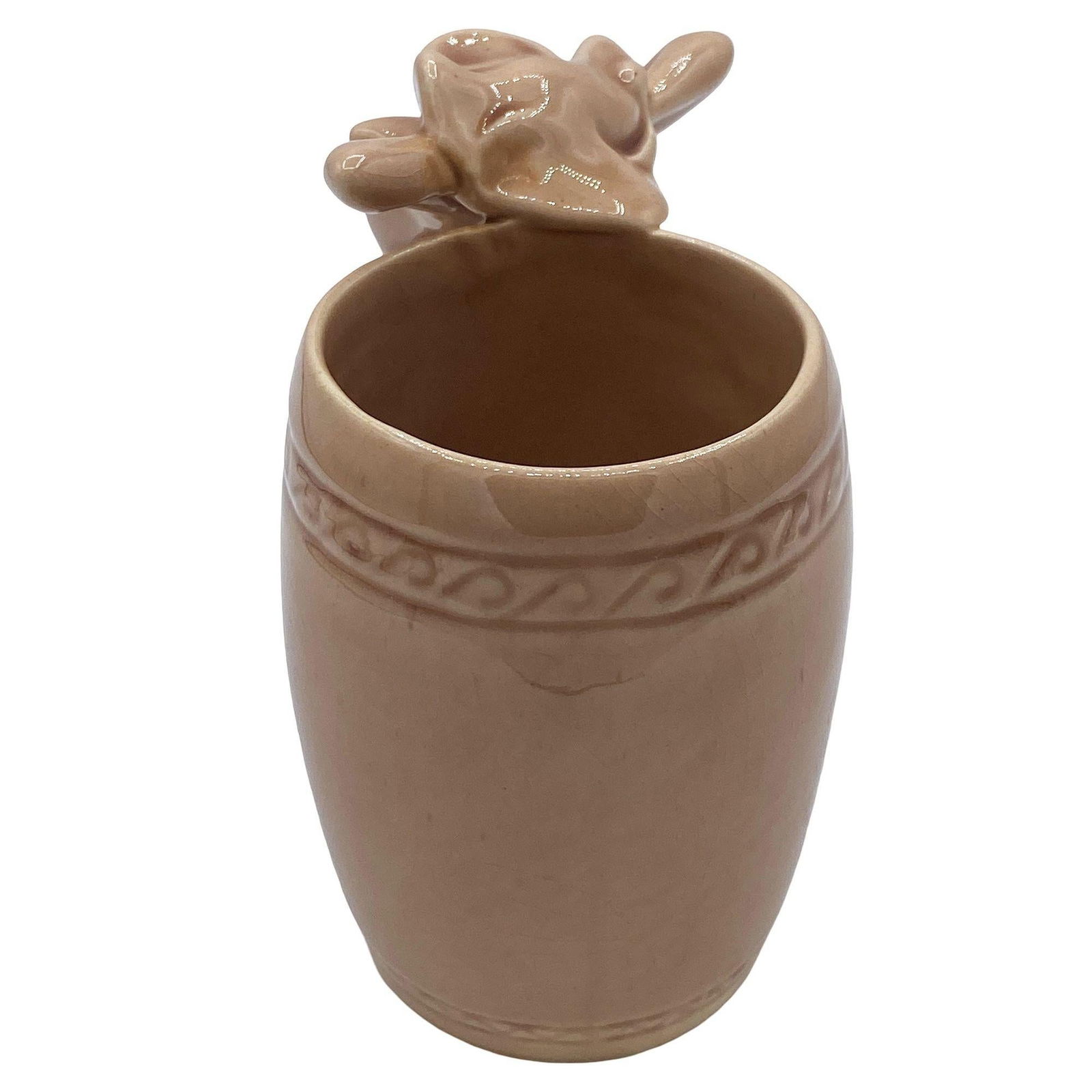 Set of Three "Strip Tease- Eye Appeal" Ceramic Barware Mugs by Dorothy Kindell - 11