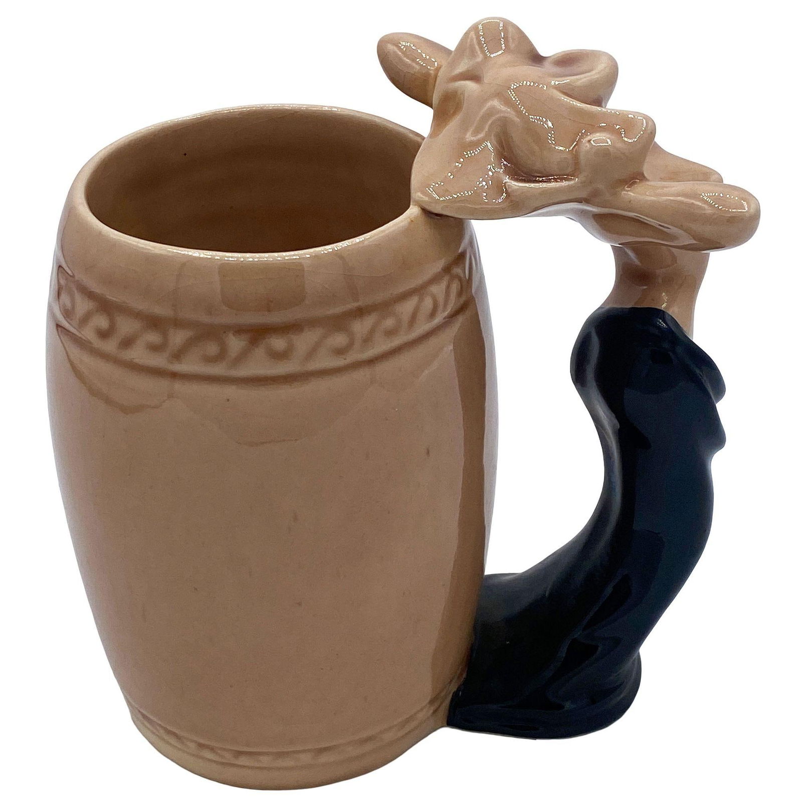 Set of Three "Strip Tease- Eye Appeal" Ceramic Barware Mugs by Dorothy Kindell - 19