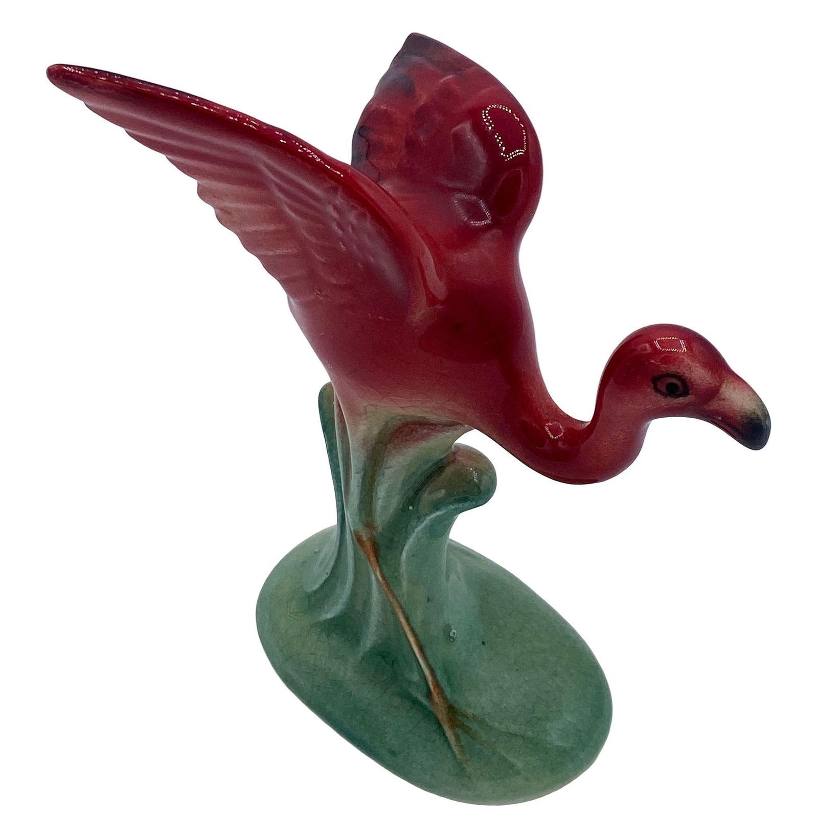 Mid-century Flying Flamingo Ceramic Salt & Pepper Shaker Set, Japan - 10