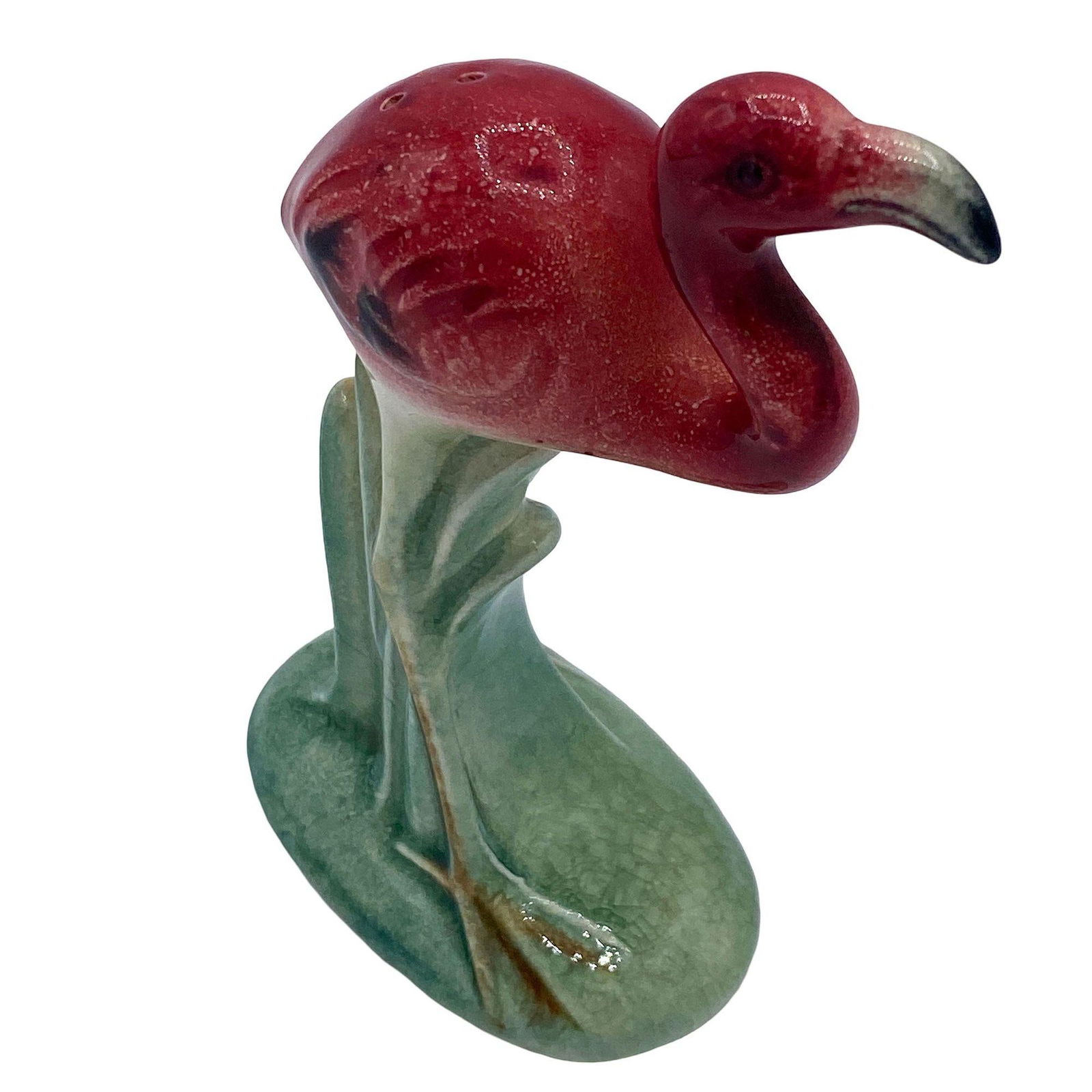 Mid-century Flying Flamingo Ceramic Salt & Pepper Shaker Set, Japan - 12