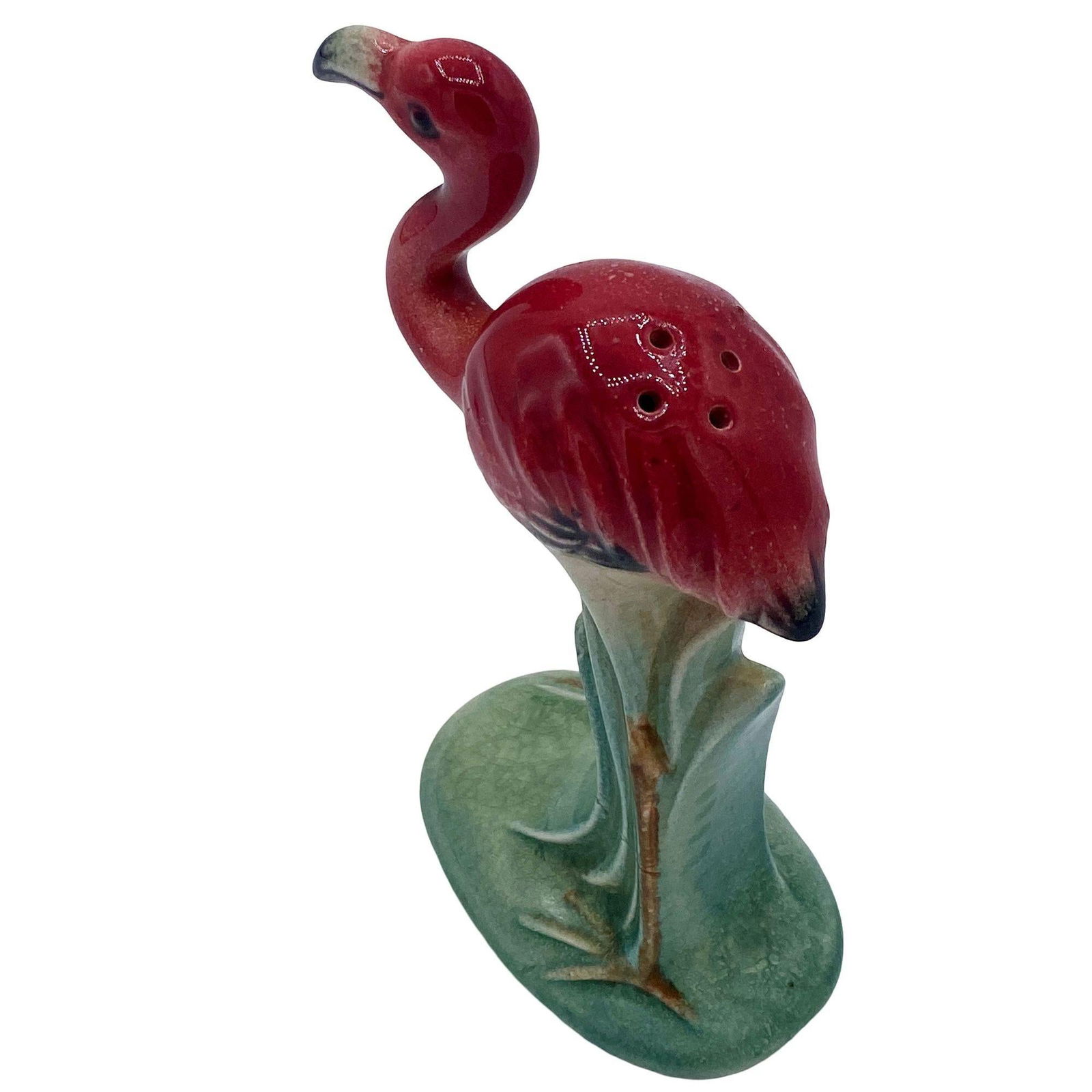 Mid-century Flying Flamingo Ceramic Salt & Pepper Shaker Set, Japan - 3