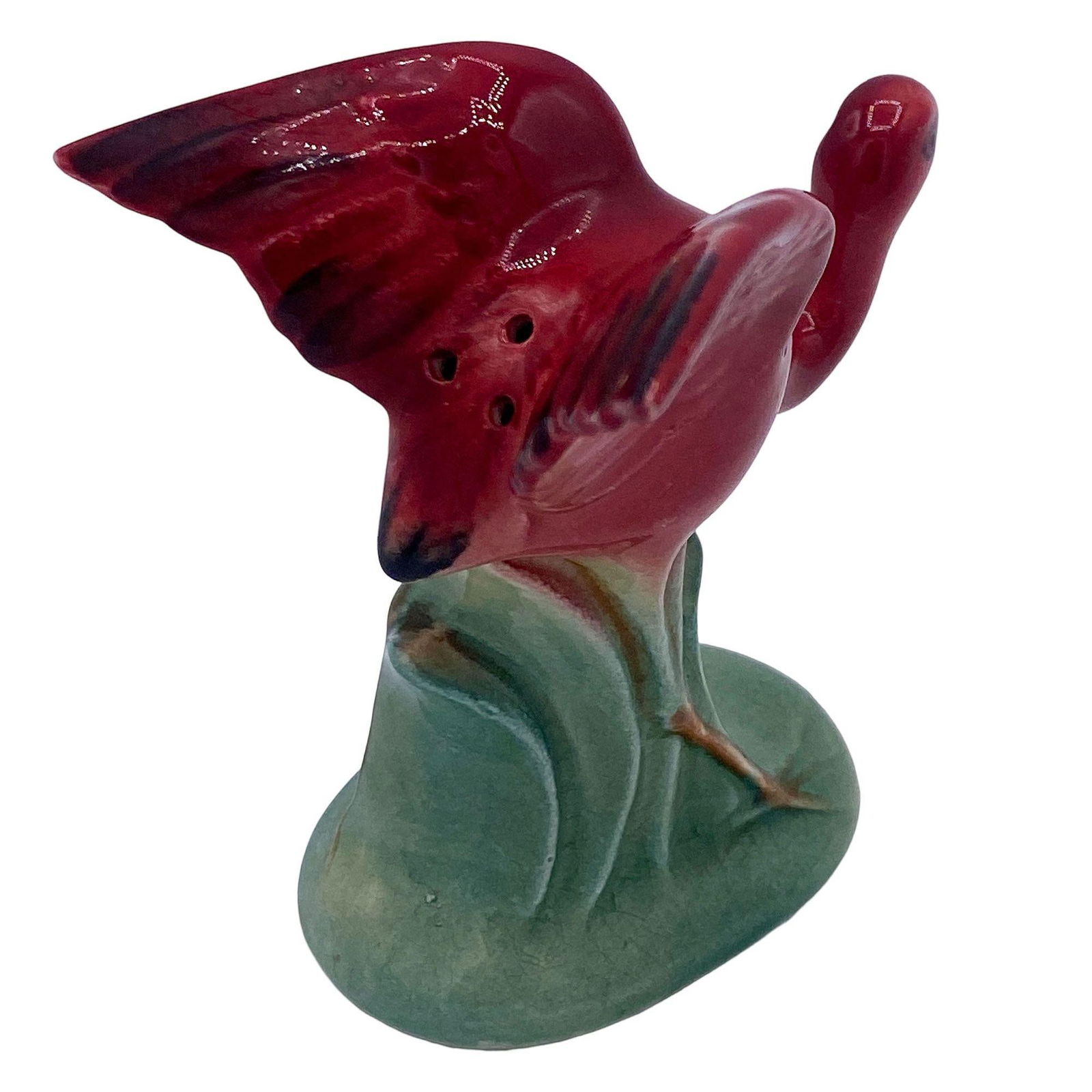 Mid-century Flying Flamingo Ceramic Salt & Pepper Shaker Set, Japan - 8