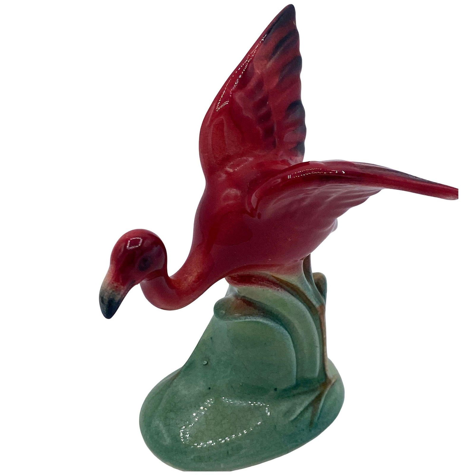 Mid-century Flying Flamingo Ceramic Salt & Pepper Shaker Set, Japan - 9