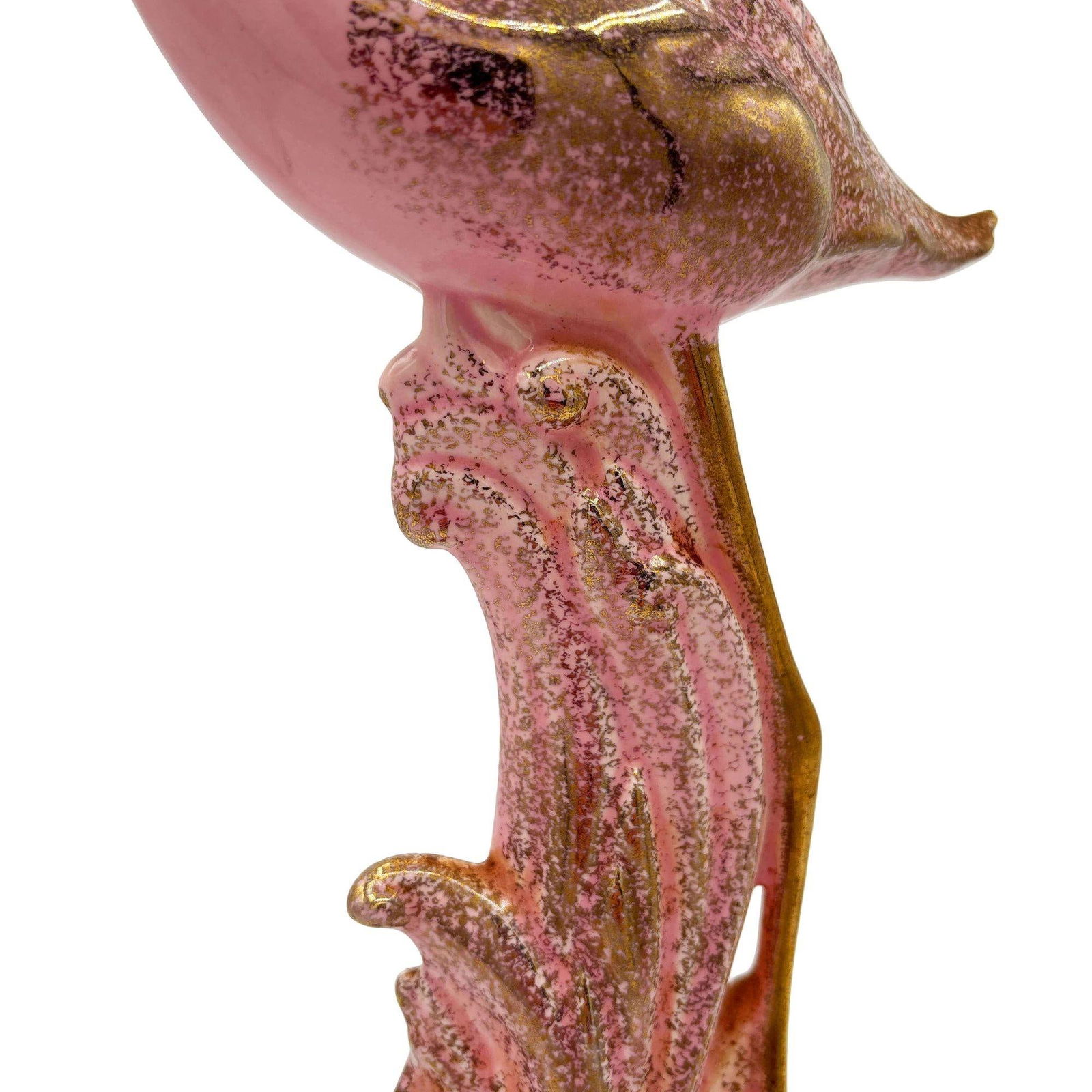 Large Hawaiian Pottery Ceramic long-legged Flamingo Figurine by Found Memories - 2