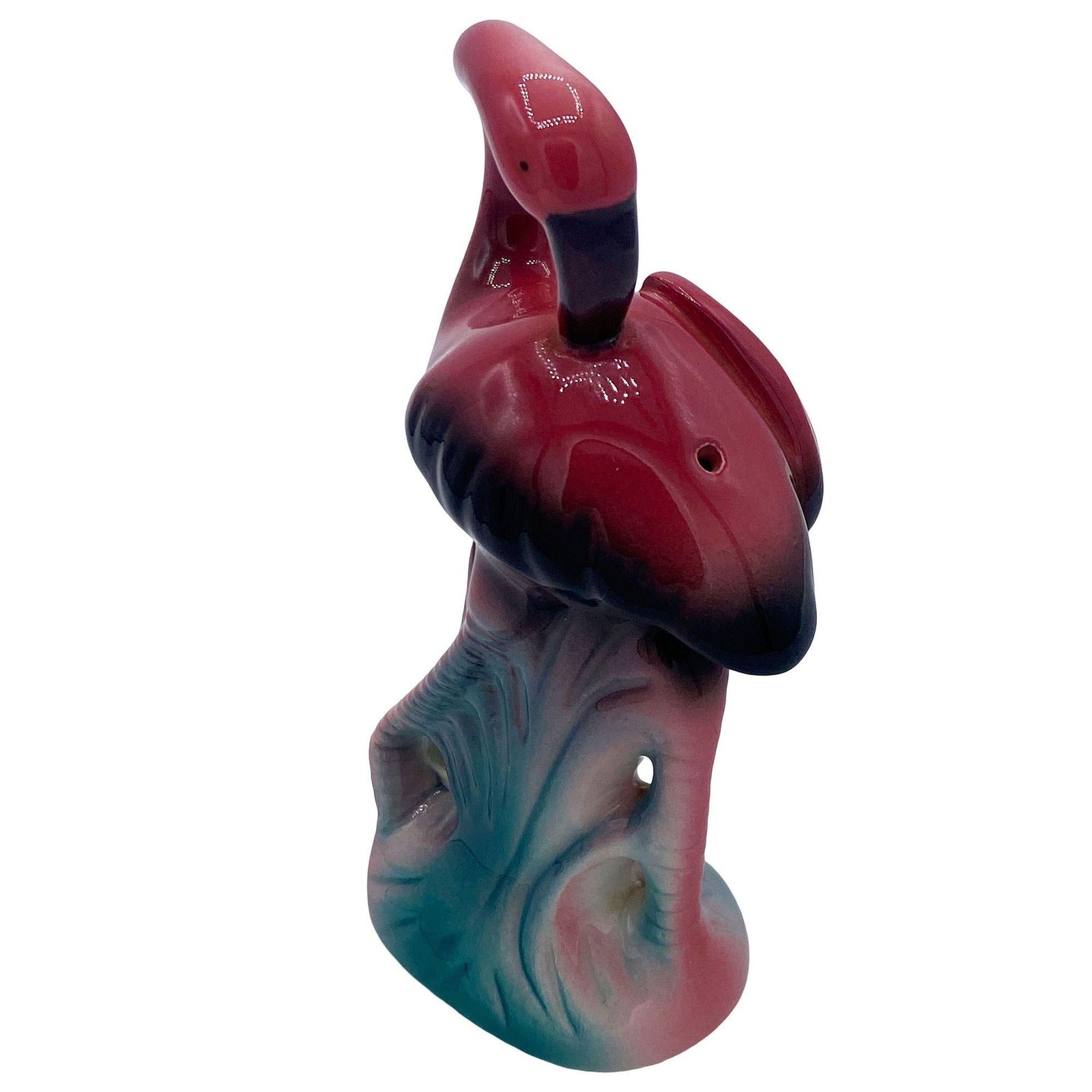 Tropical Pink Flamingo Ceramic Tabletop Salt & Pepper Shaker Set by Five & Dime - 12