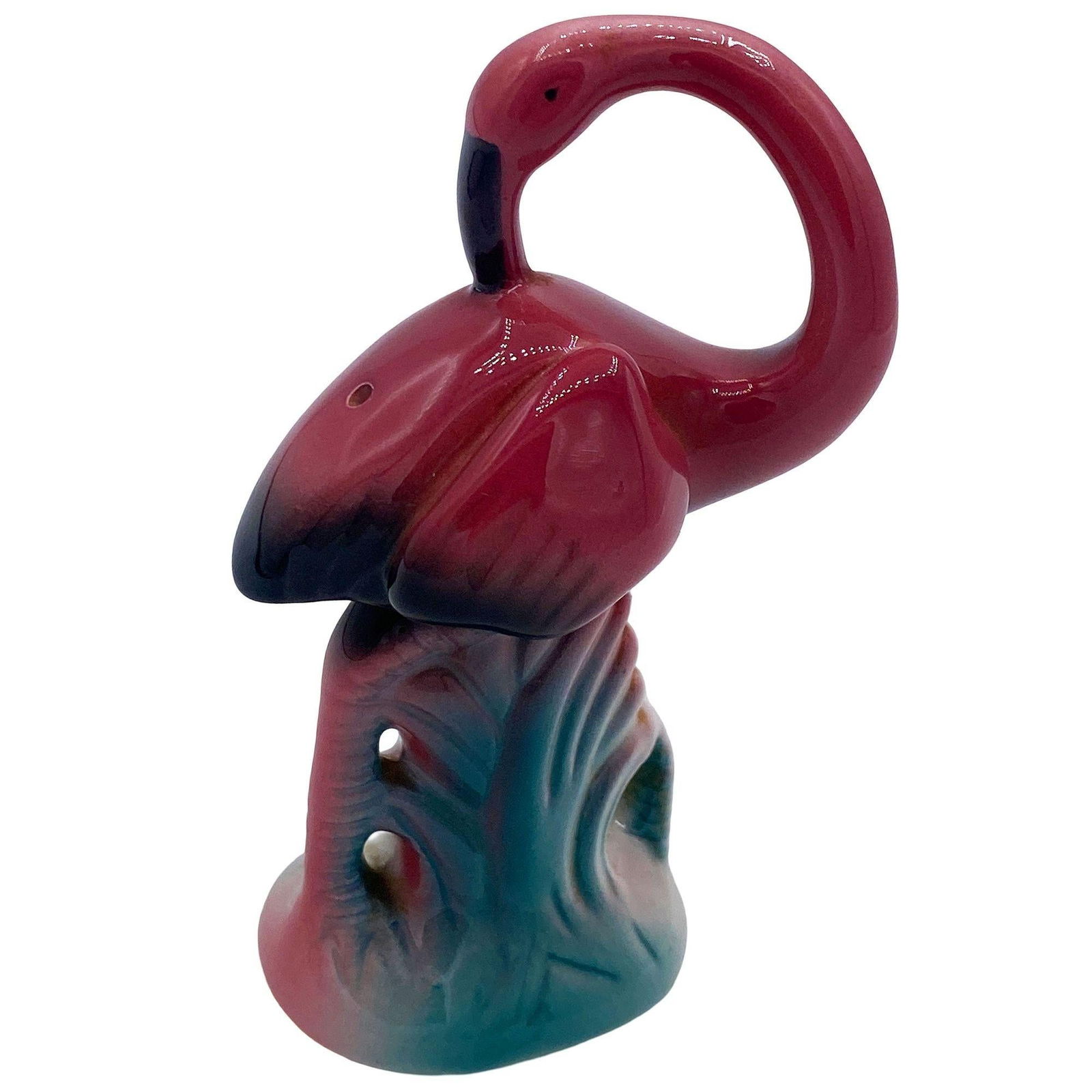 Tropical Pink Flamingo Ceramic Tabletop Salt & Pepper Shaker Set by Five & Dime - 13