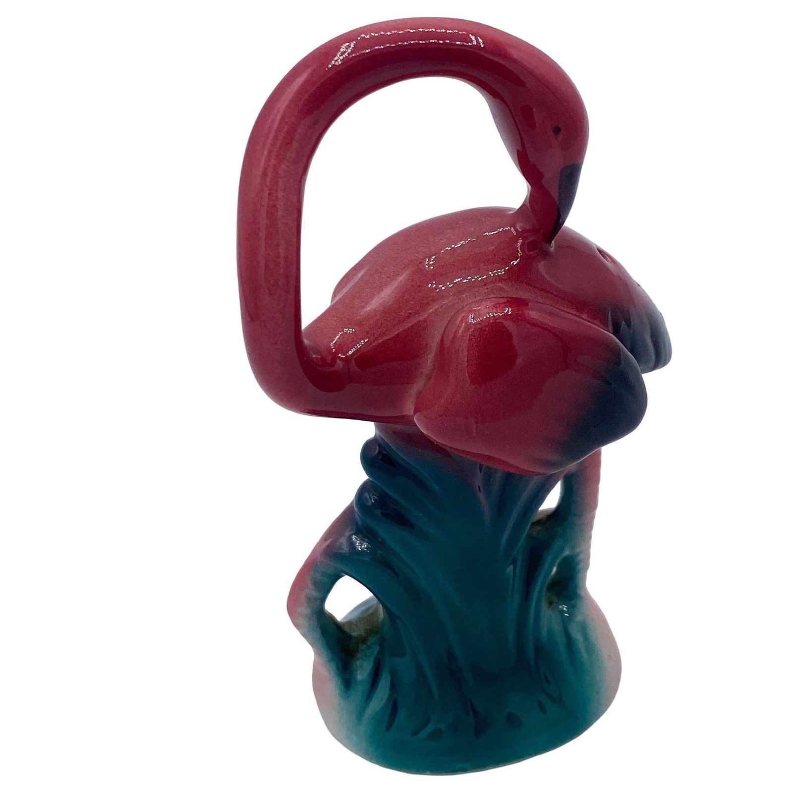 Tropical Pink Flamingo Ceramic Tabletop Salt & Pepper Shaker Set by Five & Dime - 20