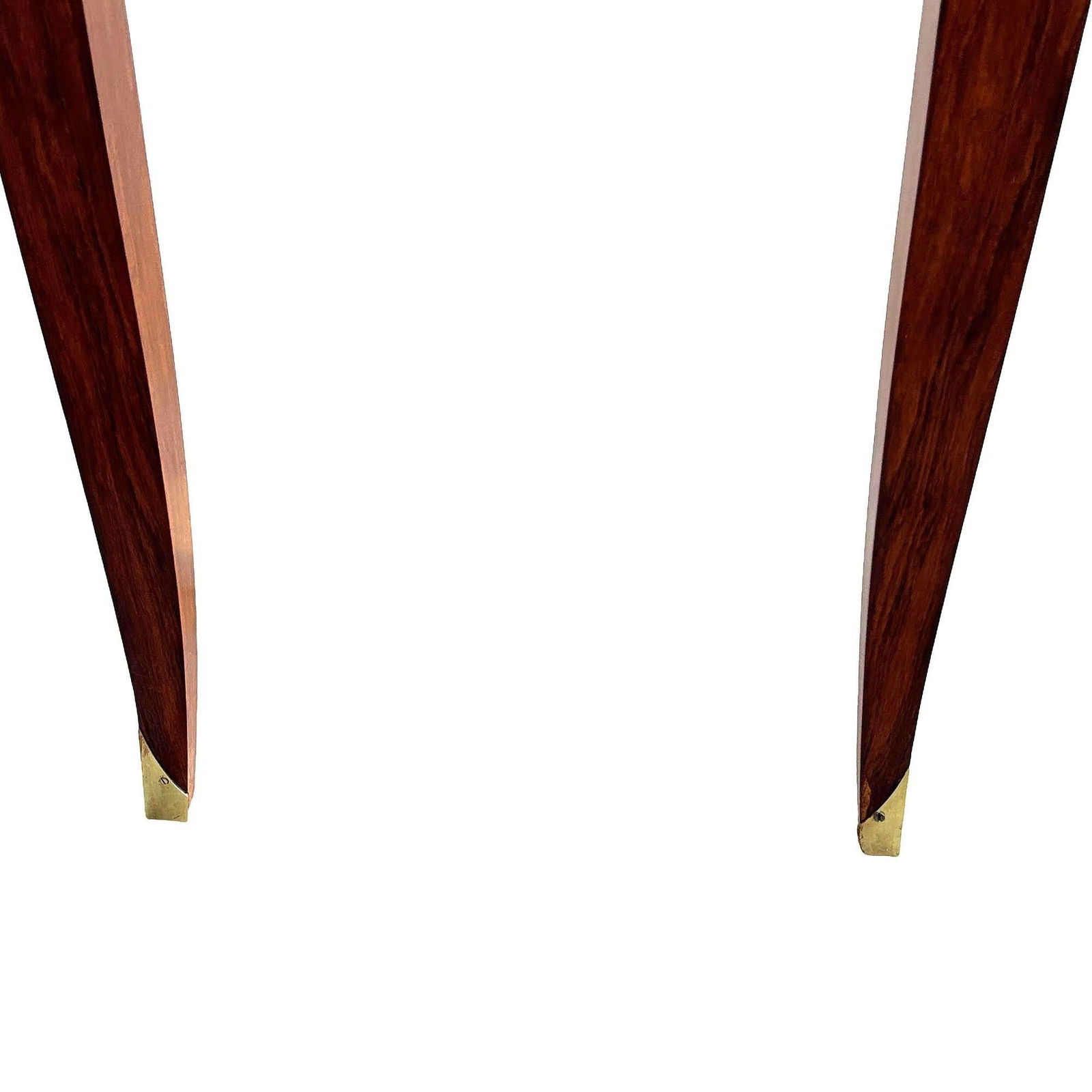 French Art Deco Flip Top Madagascar Rosewood & Brass Dressing Table Vanity - 19