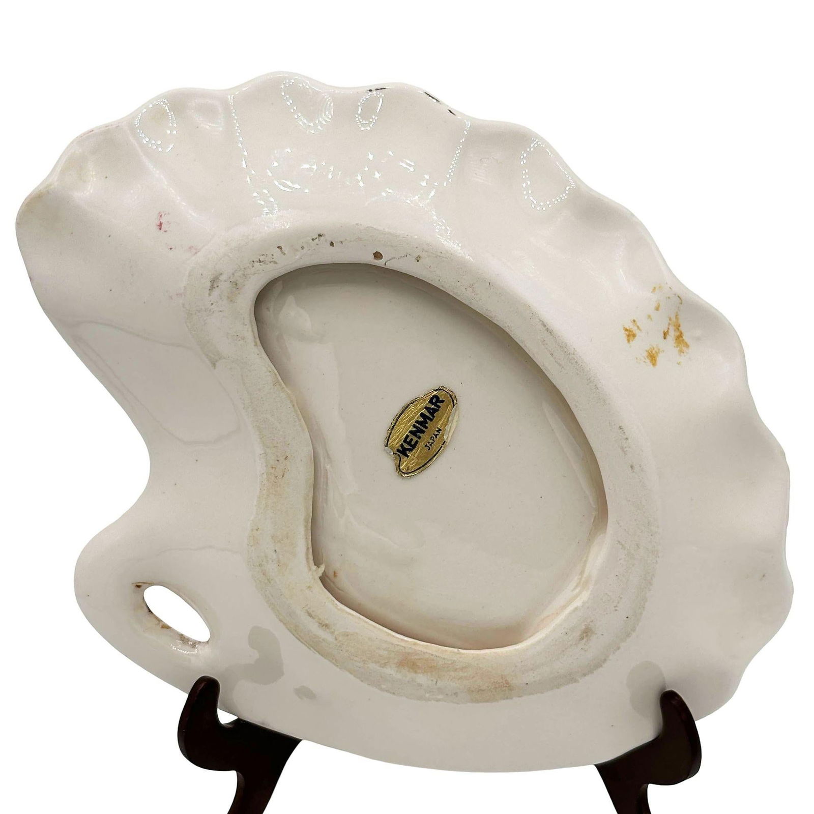 Rare 1940 Biomorphic Pink Flamingo Florida Ceramic Ashtray by Kenmar - 17