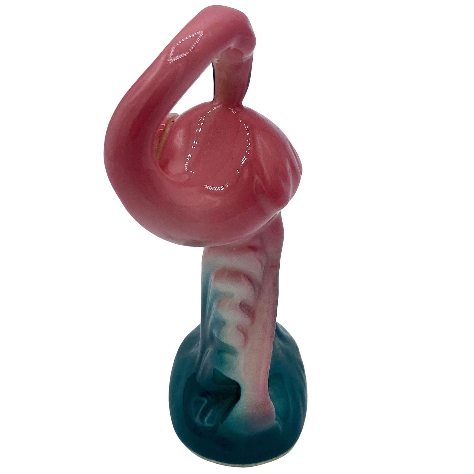 Pink & Green Flamingo Ceramic Tabletop Matching Salt & Pepper Shaker Set - 3