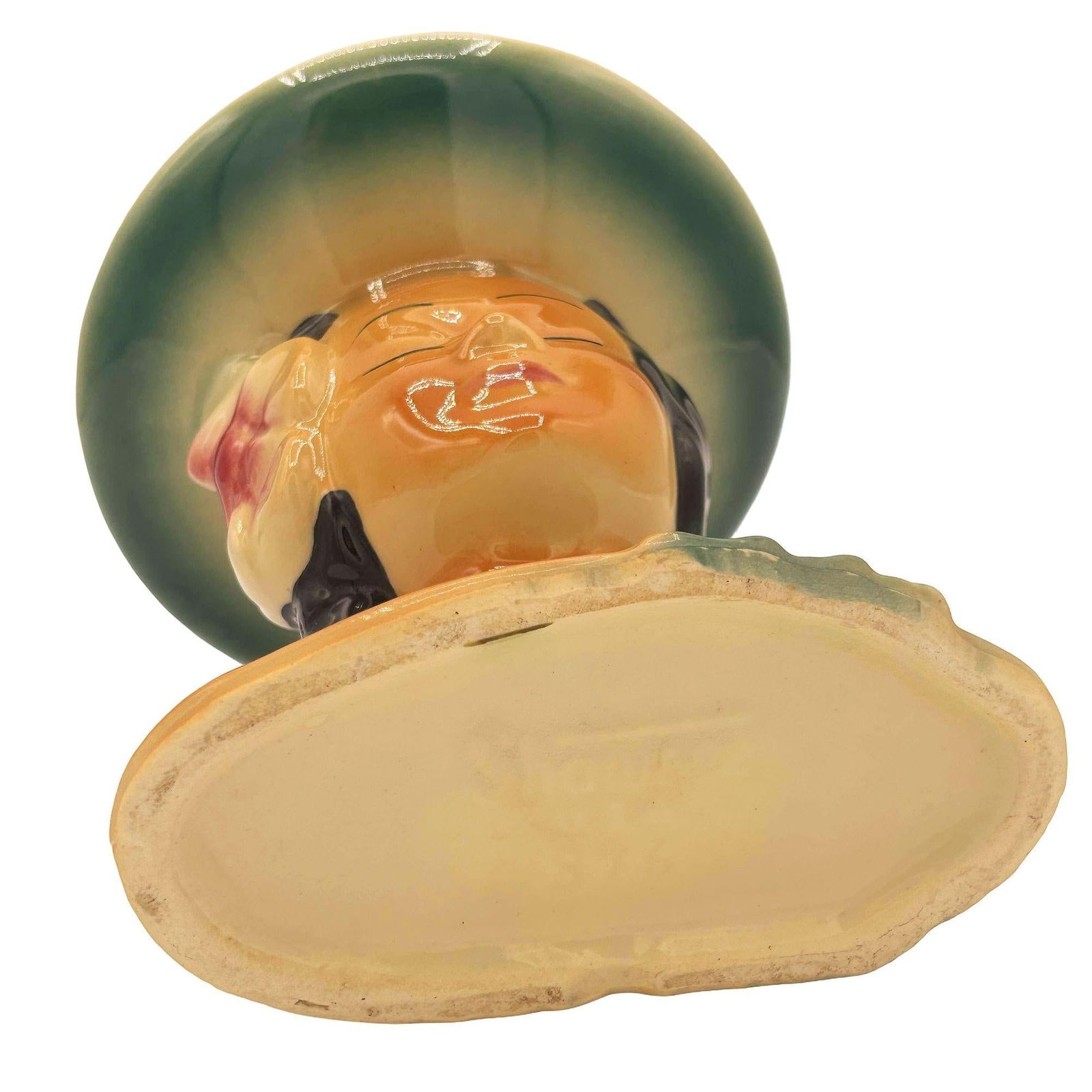 MCM Hawaiian 896 Hula Girl Polynesian Pink Plant Bust Vase by Shawnee Pottery - 13