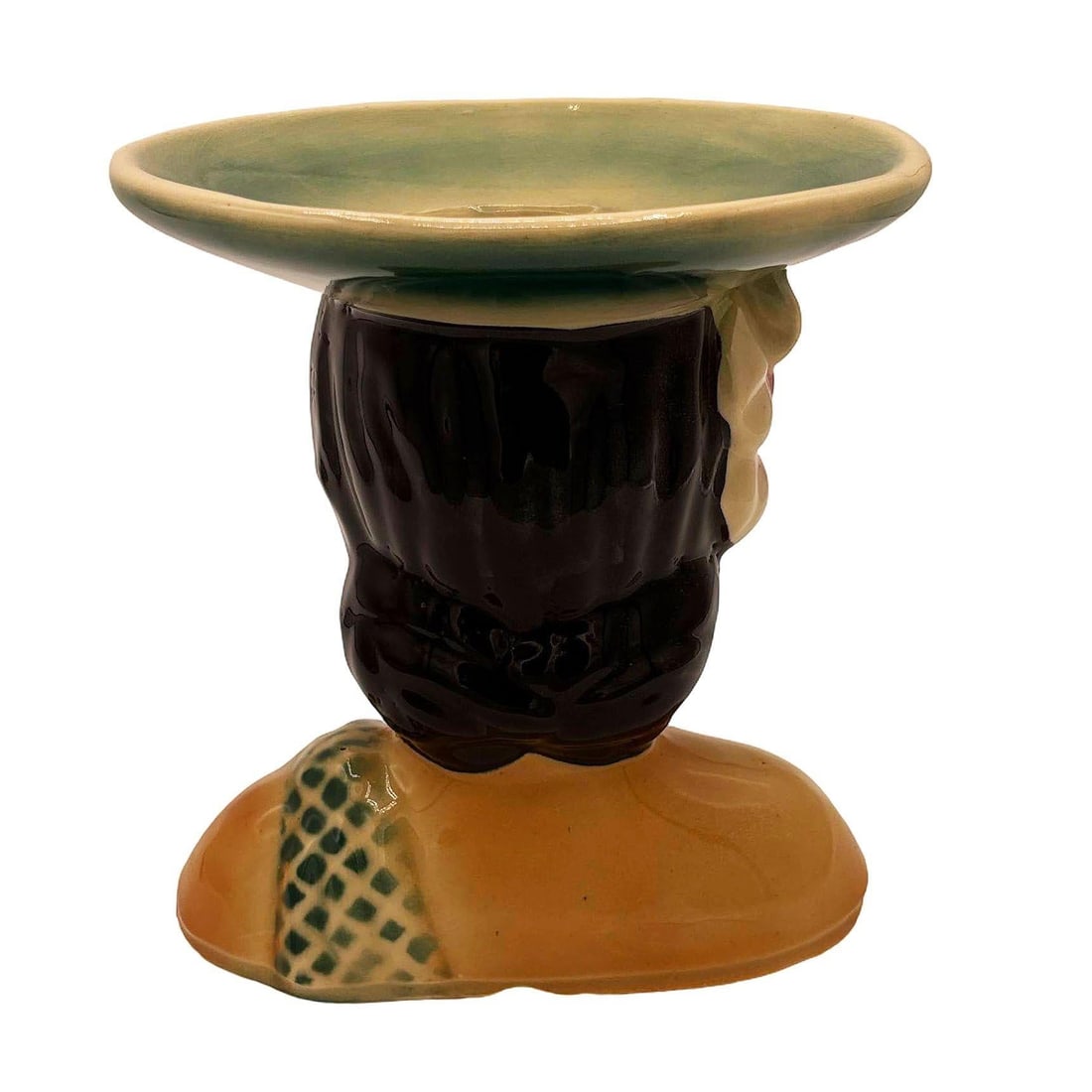 MCM Hawaiian 896 Hula Girl Polynesian Pink Plant Bust Vase by Shawnee Pottery - 4