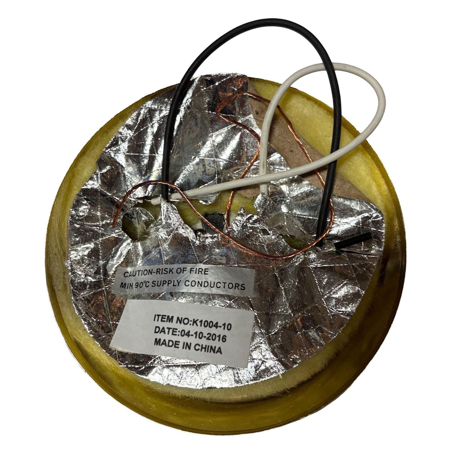 Mid-century Holophane Ceiling Light Teardrop Globe with Brass Fitter - 6