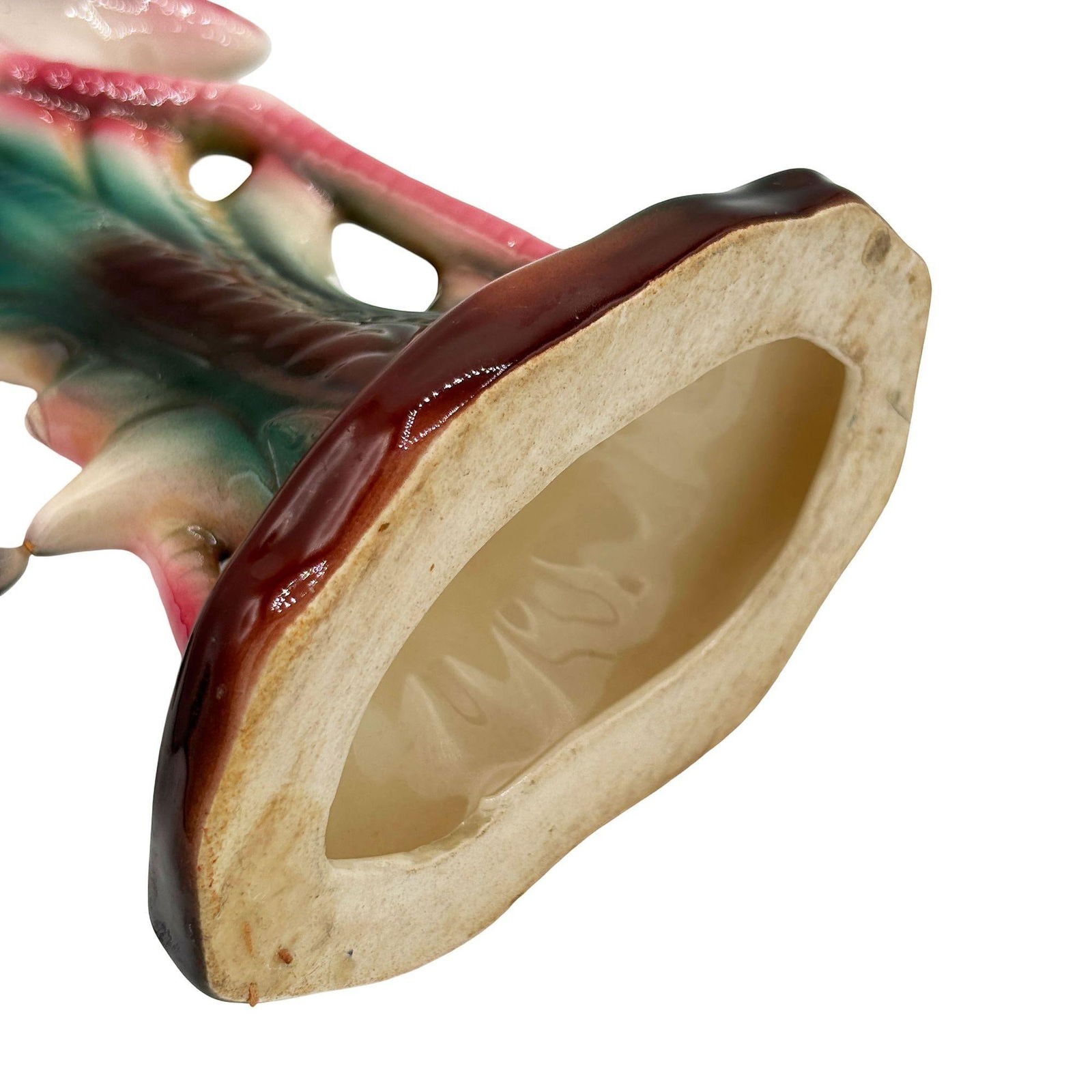 Atomic California Pottery Ceramic Grazing Tropical Pink Flamingo Figurine Statue - 15