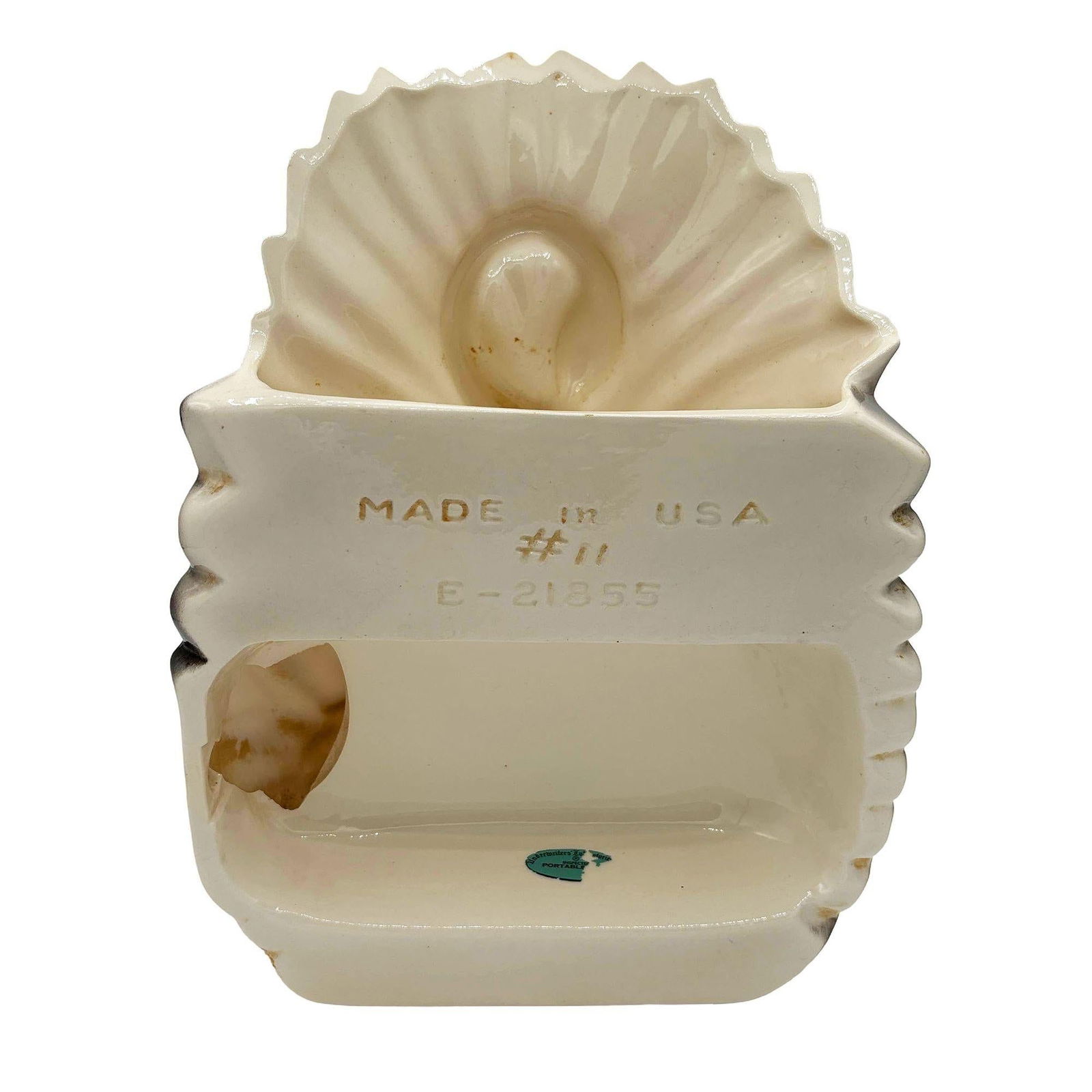 Mid-century California Ceramic Pottery Pink Flamingo w/ Open Wings TV Table Lamp - 20