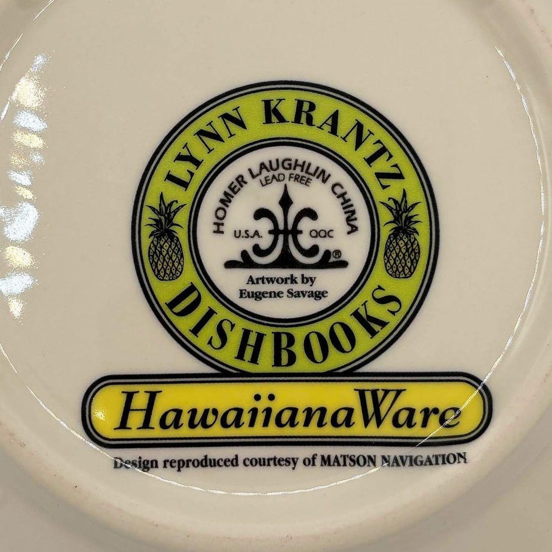 10" Eugene Savage "Festival of the Sea" Dinner Plate By Lynn Krantz Dish Books - 18