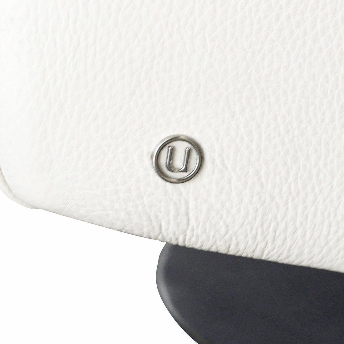 Italian Modern Leather Swivel Lounge Chair w/ Steel Base by Natuzzi, Pair - 13