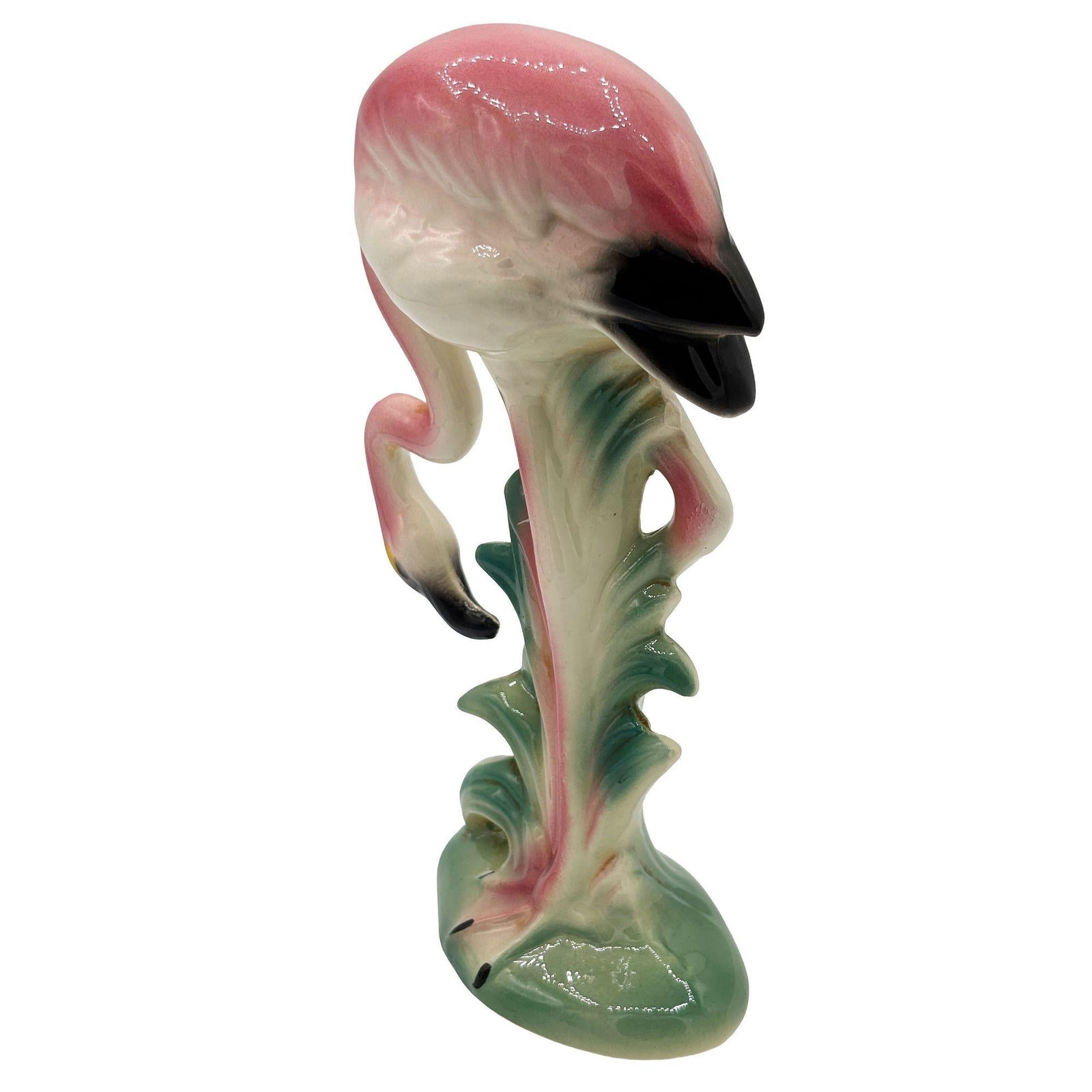 MCM California Pottery Ceramic Searcher Tropical Pink Flamingo Figurine Statue - 11