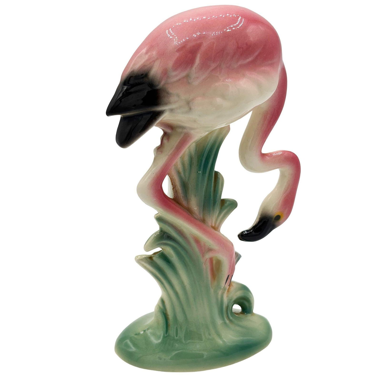 MCM California Pottery Ceramic Searcher Tropical Pink Flamingo Figurine Statue - 13