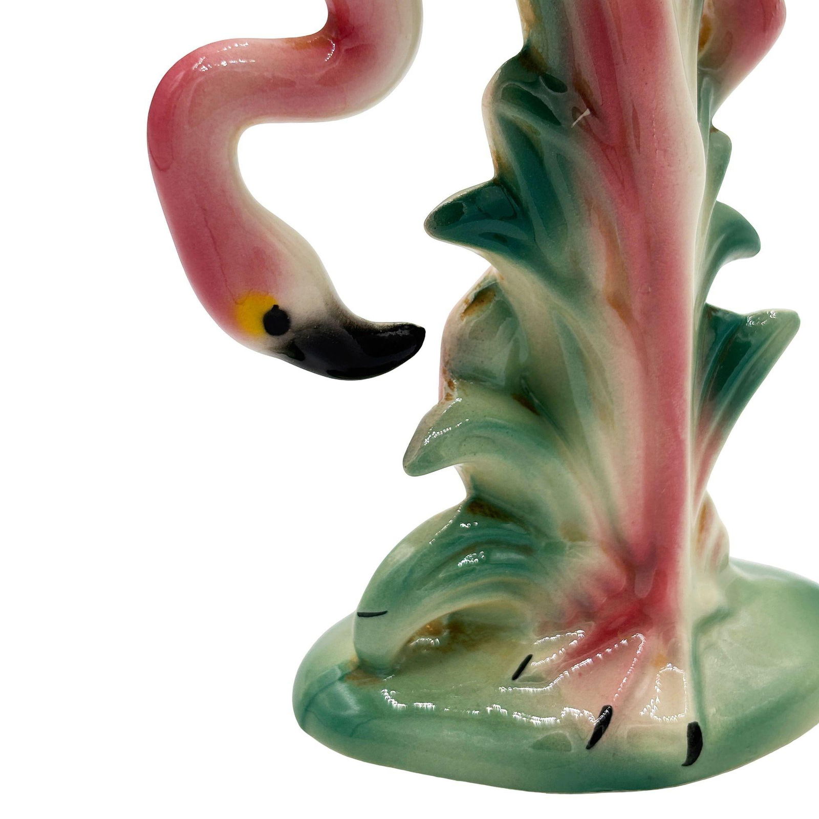 MCM California Pottery Ceramic Searcher Tropical Pink Flamingo Figurine Statue - 17