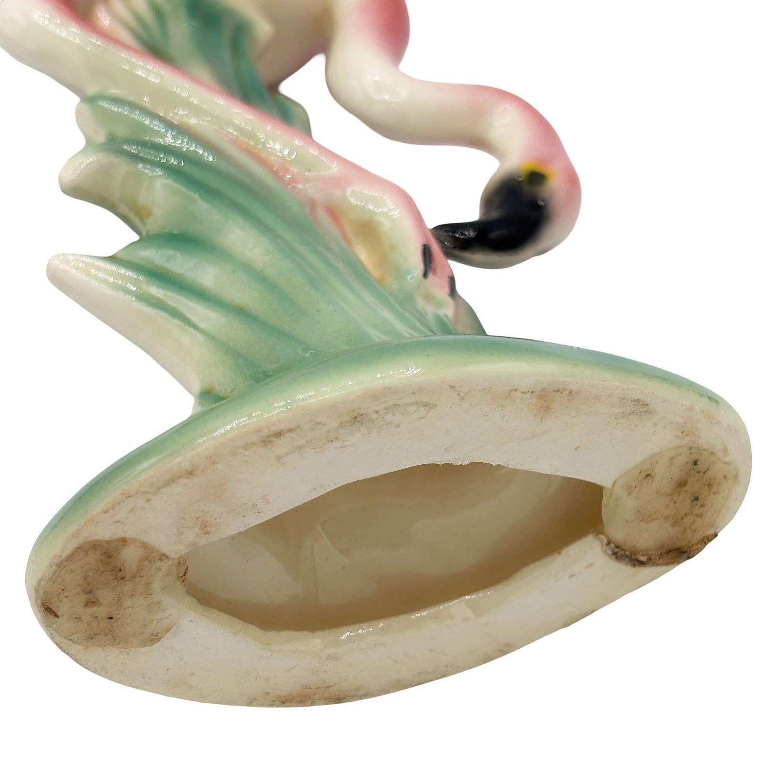 MCM California Pottery Ceramic Searcher Tropical Pink Flamingo Figurine Statue - 18